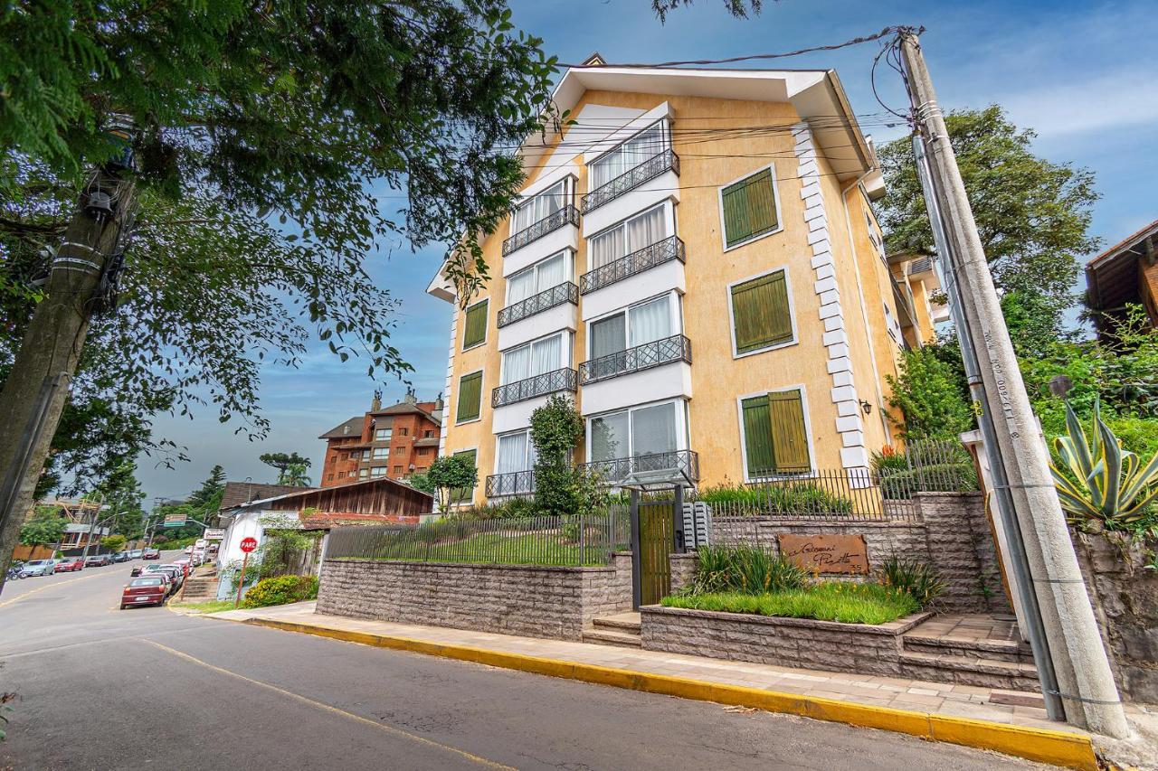 Rosa Apartamento Luxo No Centro Gramado Apartment Exterior foto